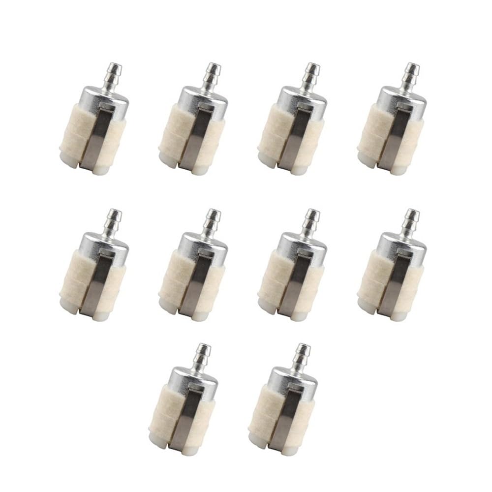 10 filtros de combustible para motosierra 125528 y motores de gasolina de 52 cc