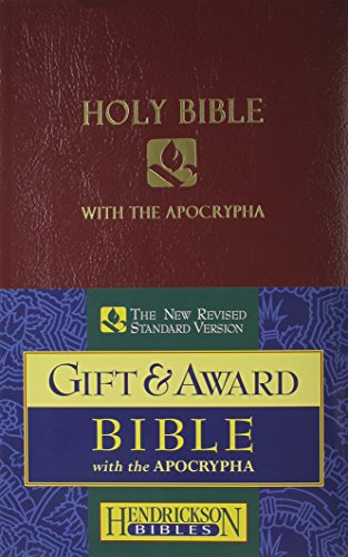 Compare Textbook Prices for NRSV Gift & Award Bible with the Apocrypha Imitation Leather, Burgundy Hendrickson Publishe Edition ISBN 9781565637115 by Hendrickson Publishers