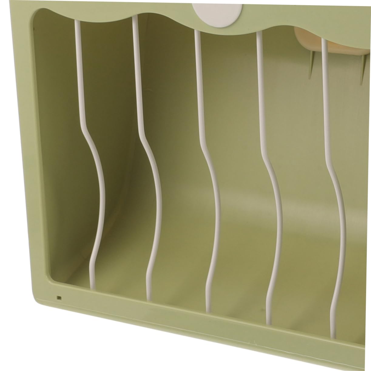 Soporte Alimentador para Conejos y Cobayas Funcional Multifunción Plástico 2 Piezas Verde para Jaula y Mascotas Pequeñas