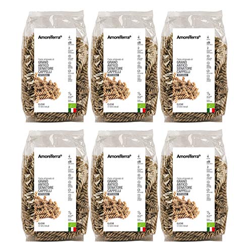 Amoreterra, (6 Pz.) Pasta Senatore Cappelli integrale Bio Eliche...