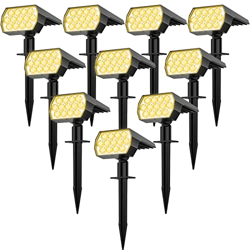 WELALO 10 Pack Solar Spot Lights Outdoor