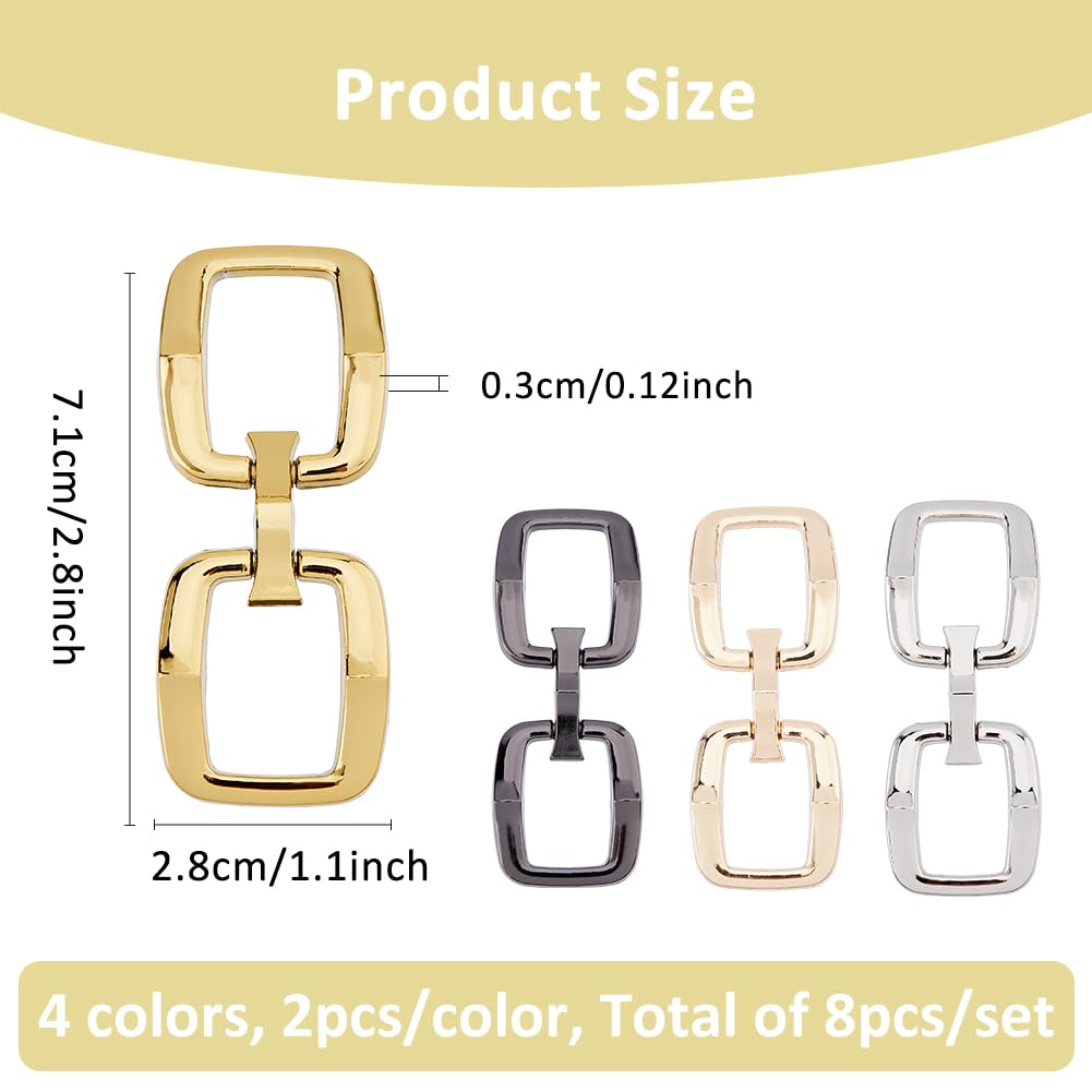 2 Pièces Boucles De Mors De Cheval - Double Soie, D-ring, Pour écharpe Ou Harnachement - Neuf Avec étiquettes