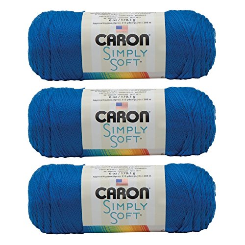 Caron Royal Blue (3 Ball Pack of H970039767), Acrylic, Pack Of 3