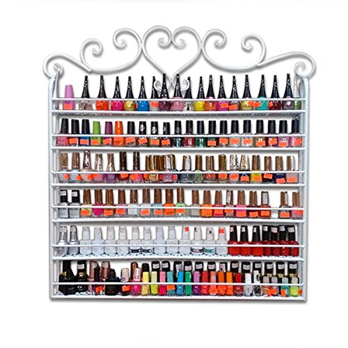 Dazone® 6-tier Metall Herz Nagellack Organizer Aromatherapie und ätherischen Ölen Regal Lippenstiftständer Aufbewahrung… – Bild 3