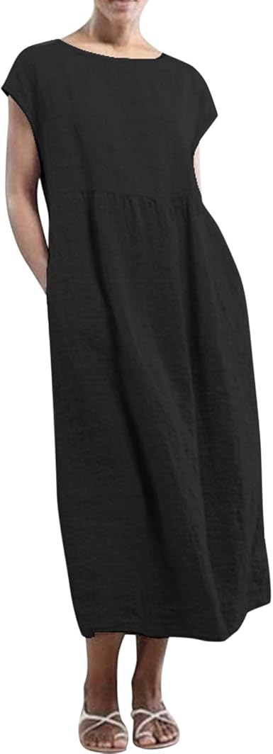 amazon short sleeve maxi dress