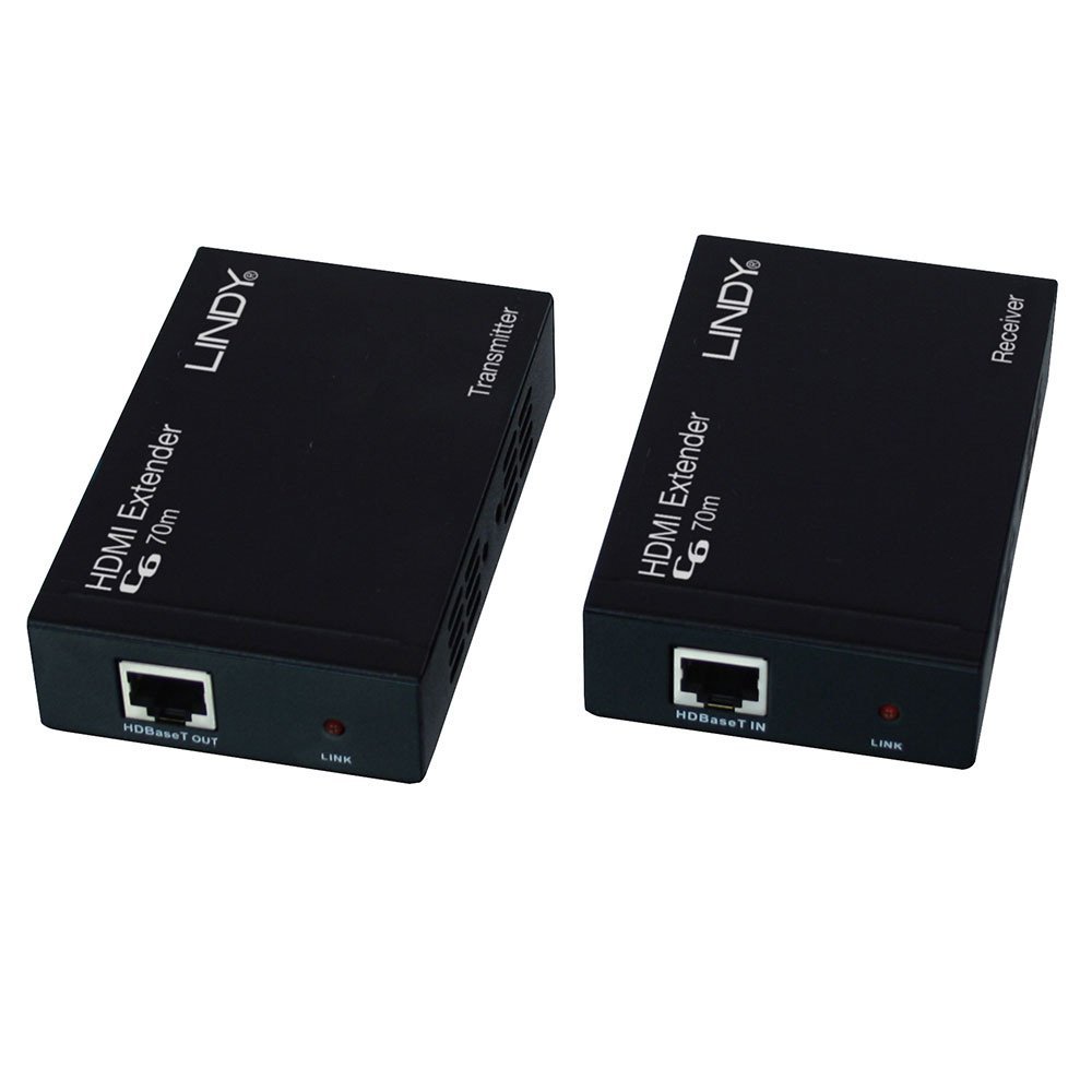 Lindy 38139 AV Transmitter & Receiver Black AV Extender