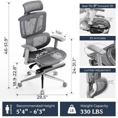 commercial grade ergonomic chair reliability review product image