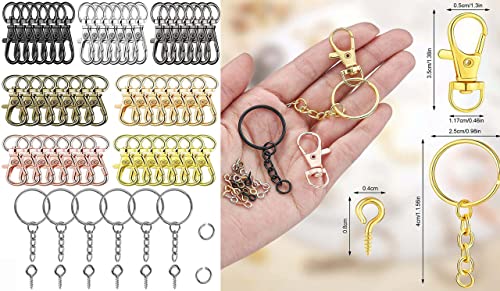 Need Eye Rivet DIY Crafts 45 Sets 180 Pcs, Antique Silver, Keychain Rings for Crafts ...
