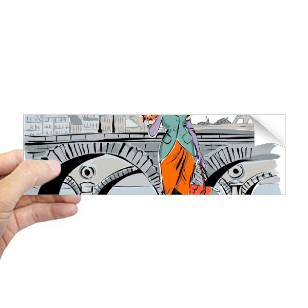 Sticker pour fenêtre pont de rivière pour masquer le vis-à-vis