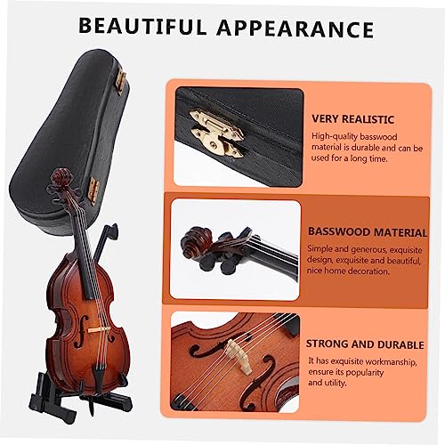 Hohopeti 1 Unidade Modelo De Violoncelo Decoração De Casa Baixo Mini Decoração Musical Decorações Pa