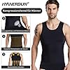 HANERDUN Canotta Contenitiva Snellente Uomo Camicia a Compressione Gilet Sportivo Fitness Canotta Modellante per Il Corpo Tops #1