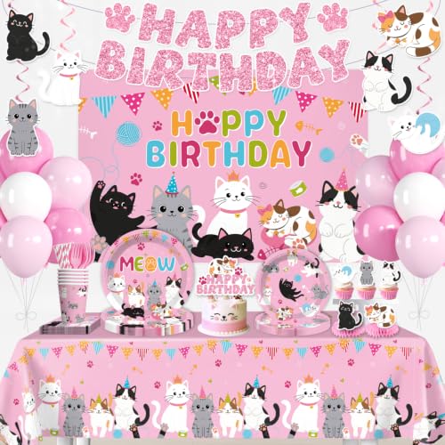 Décorations d'anniversaire chat : la solution pour une fête rapide et sans stress