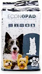 Tapete Higiênico Pet Econopad Carvão Bambu 90x60 30Un Cães