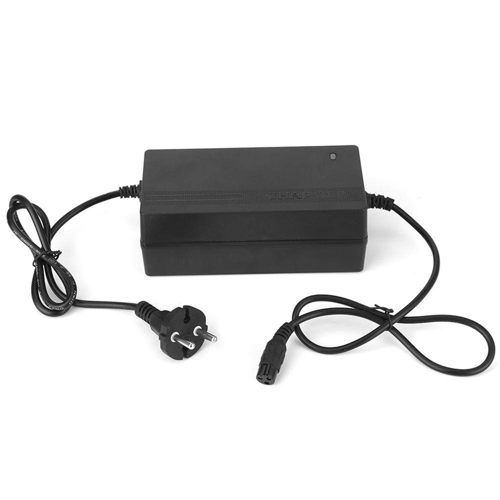 Cargador de batería de 24V 1 8A Cargador de batería de Plomo ácido para Coche de 3 Pines para Scooter eléctrico ATV Enchufe de la UE 90 230V, de Carga y Arranque