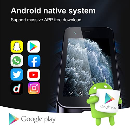 Téléphone double SIM Android avec capteur photo 5.0MP et format de poche
