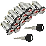 6 Schließbleche, 1 Halteblech