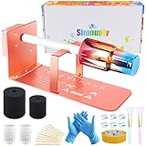 Cup Turner for Crafts Tumbler, Metal Cuptisserie Cup Turner Frame Tumbler Machine, Electric Rotating Cup Spinner Kit with Two Way Rotation&Silent Rotisserie Motor for DIY Glitter Crafts Tumblers