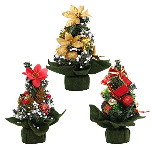 Restbuy Weihnachtsdeko Anhänger Weihnachtsbäume 3 Stück Cover