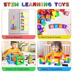 54pcsmagneticblocksmagneticbuildingblocksfortoddlers3montessoritoysmagneticcubespreschoolstemeducationalsensorymagnettoysforkidsages35yearoldboysandgirls Urban Country Home Decor 54 pcs magnetic blocks magnetic building blocks for toddlers 3 montessori toys magnetic cubes preschool stem educational sensory magnet toys for kids ages 3 5 year old boys and girls urban country home decor