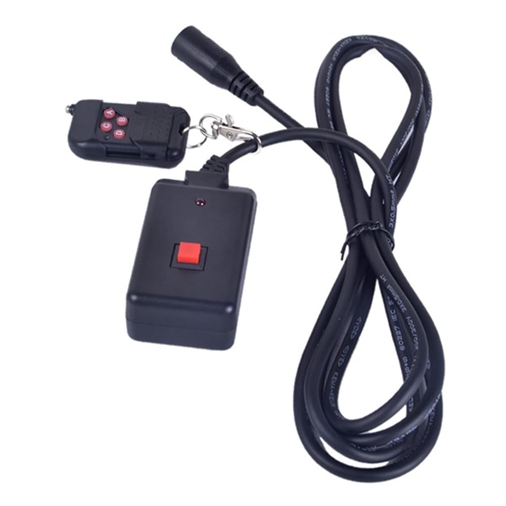2 PC 90-240VAC 2 en 1 Control Remoto InaláMbrico 3 XLR para MáQuina de Humo Fiesta DJ Escenario Efecto de IluminacióN AtmóSfera