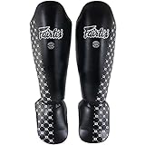 Fairtex Schienbeinschutz, SP5, schwarz, Shin Guards, Protector Schienbeinschoner Größe XL