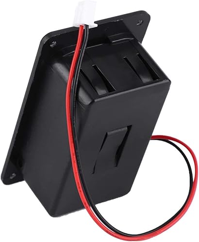 Miniatura 6 de VBESTLIFE Funda para caja de pastilla de guitarra, 9 V, cubierta de caja para guitarra y bajo, conector activo de pastilla
