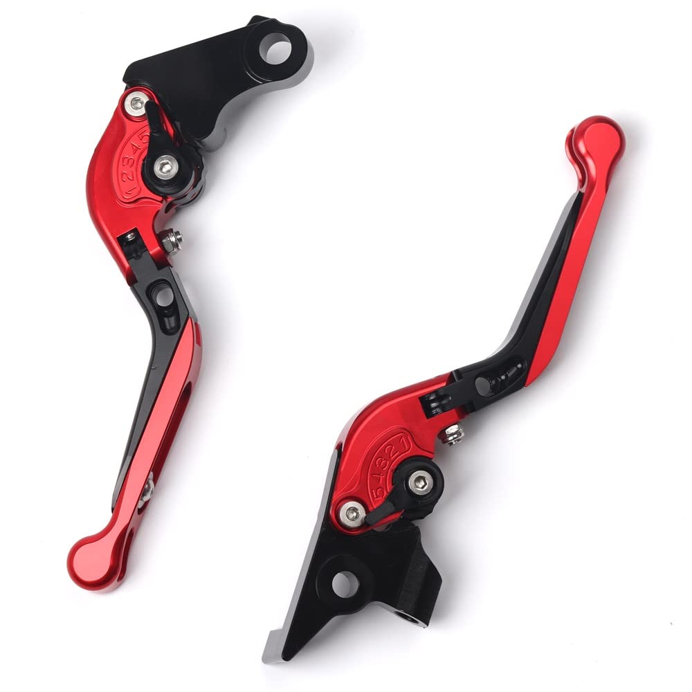 PIOYERG Compatible for Honda CBR600RR 2007-2017 2018 CBR600 RR Motorcycle Brake Clutch Levers Adjustable Extendable Foldable CNC Aluminum Accessories(4)