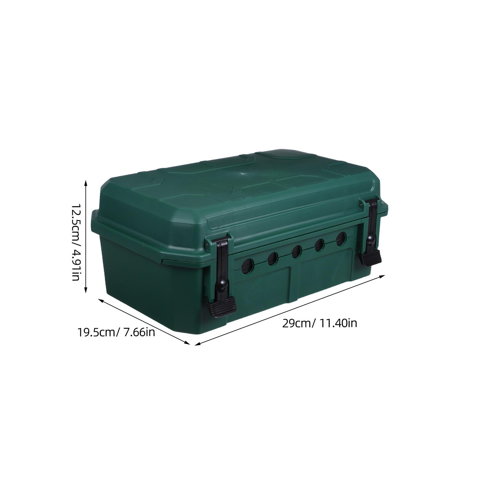 Caja de Conexiones Exterior Ip55 de Plástico, Verde, Gran Capacidad