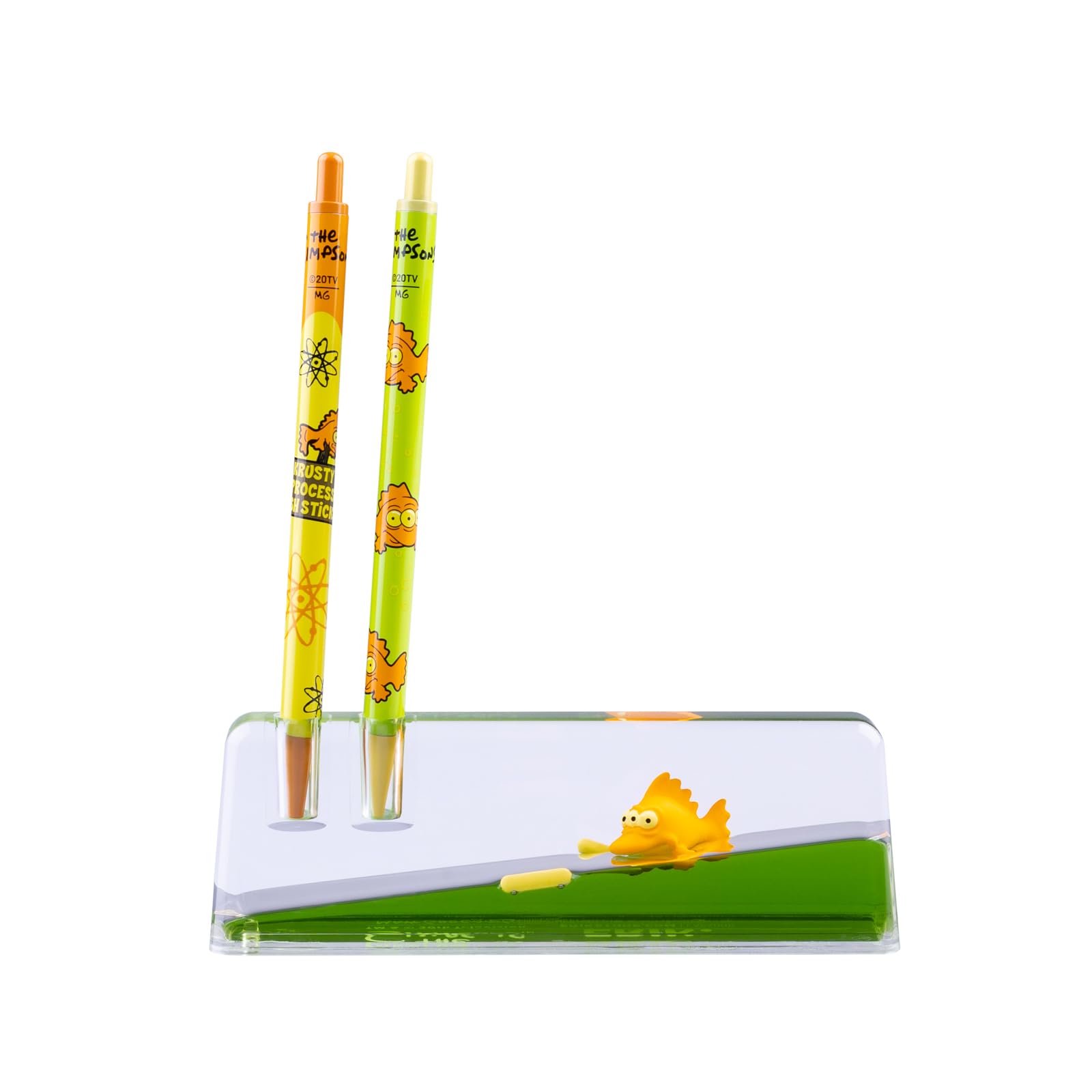 Grupo Erik Pen Holder for Desk - The Simpsons Gifts | Pencil Holder with Pen & Mechanical Pencil, Desk Organiser, Stationery Supplies | Blinky The Simpsons Stationery Gifts