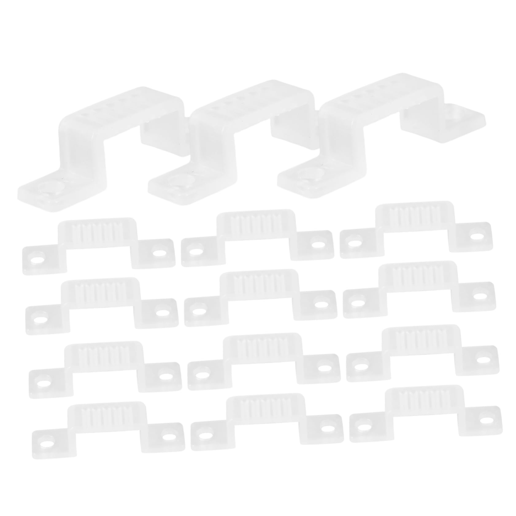 OSALADI 400stücke Strip Licht Halterungen Stabile Clips Zur Befestigung Von Streifen Installieren Für Innen Und Außendekoration Transparent Und Unauffällig