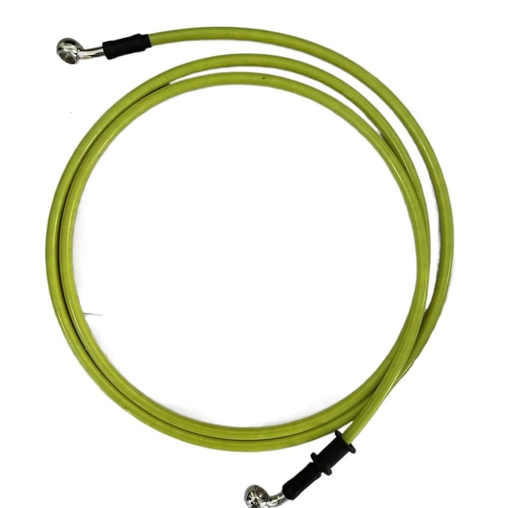 Moto Tubo Freno Tubo Flessibile Intrecciato Idraulico In Acciaio Inossidabile Rinforzato Verde Per Moto Da 40 Cm Tubo Flessibile Universale Per Olio Frizione Freno(190cm)
