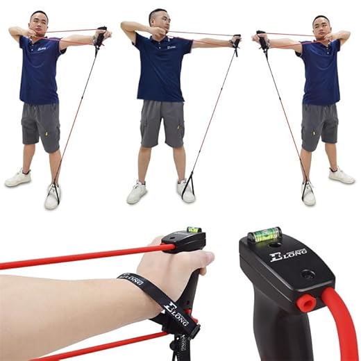 Bogenzubehör, Paar Spitzenschutz aus Abriebfestem Leder für Outdoor-Recurvebogen (Schwarz) 5 Bogenschießen Trainer Krafttrainingsgeräte für den Oberkörper Zeichen-Trainingshilfe Kraft Stretchband Übungsgerät für Recurvebogen Compound Erwachsene Anfänger