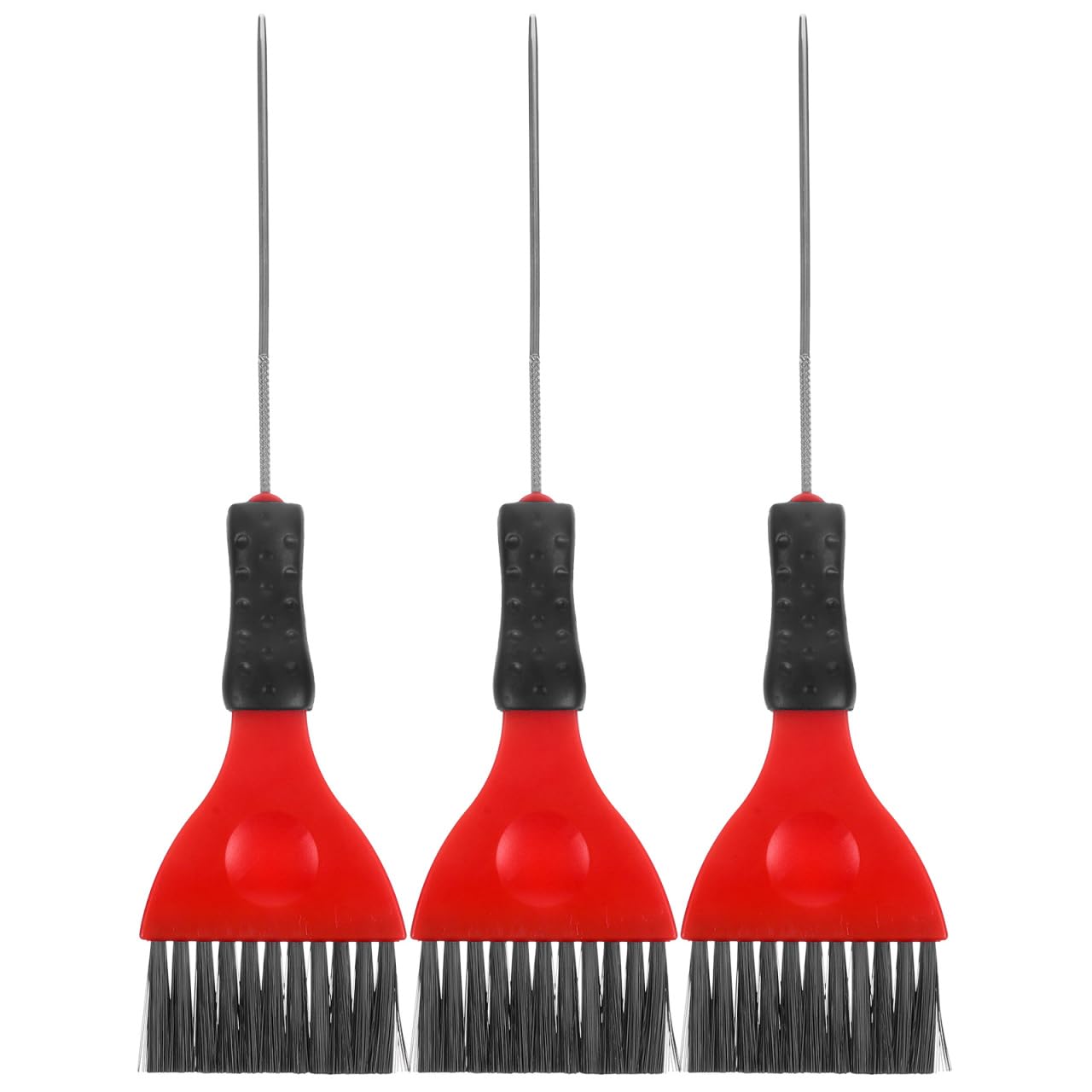 3Pcs Hair Dye Comb Set - Color Brushes for Stylists