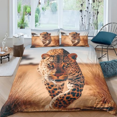 Housse de couette citron 200x200 microfibre lit double avec taies - 4