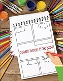 Comic Book: (Blank Comic Book) - Large Print 8.5x11 - Over 100 Pages Drawing Your Own Comic Notebook - Vol.1: Blank Comic Book For Kids (Volume 1)