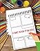 Comic Book: (Blank Comic Book) - Large Print 8.5x11 - Over 100 Pages Drawing Your Own Comic Notebook - Vol.1: Blank Comic Book For Kids (Volume 1)