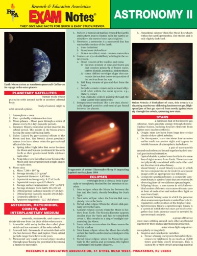 Astronomy Note Card Notes.pdf Amazon | Astronomy II Exam Notes (Exam Notes Reference Charts ...