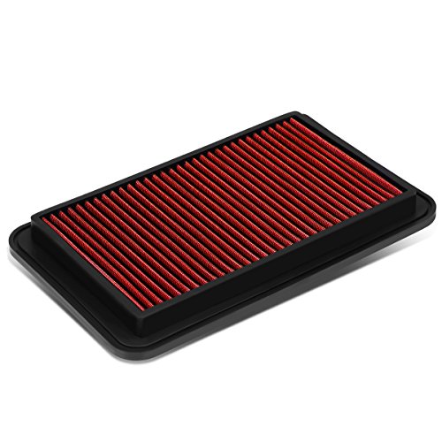 Replacement for Solara/Sienna Reusable & Washable Replacement High Flow Drop-in Air Filter (Red)