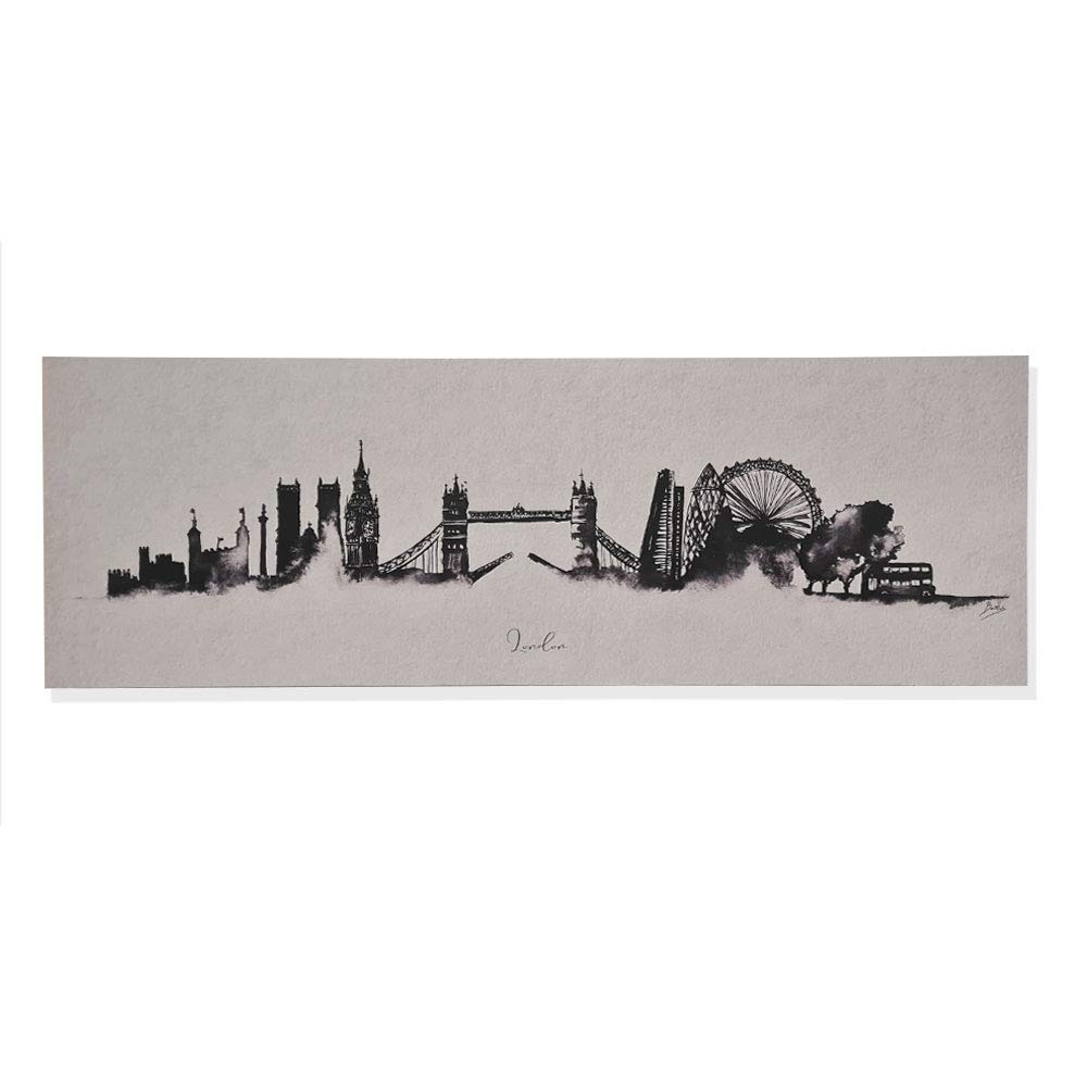 ArcoIris Home Skyline London Decorative Picture 90 x 30 cm