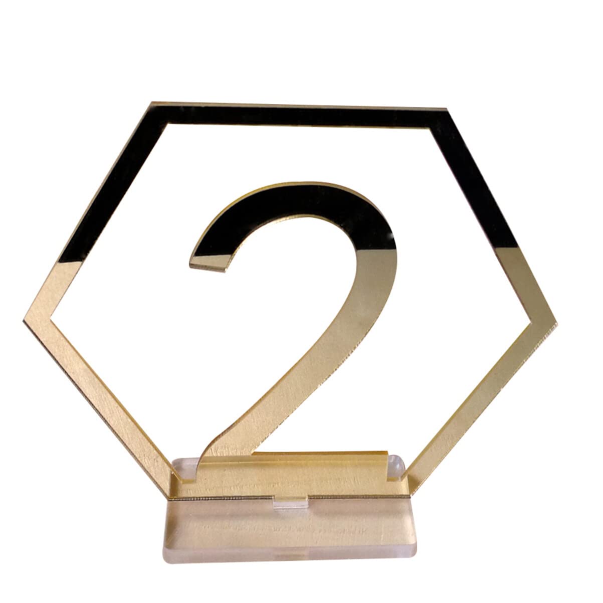 1-20 Números de Mesa de Boda Soporte de Números de Mesa Acrílicos para Recepción de Boda Fiesta Eventos de Cumpleaños Festival O Decoración de Comida (Dorado)