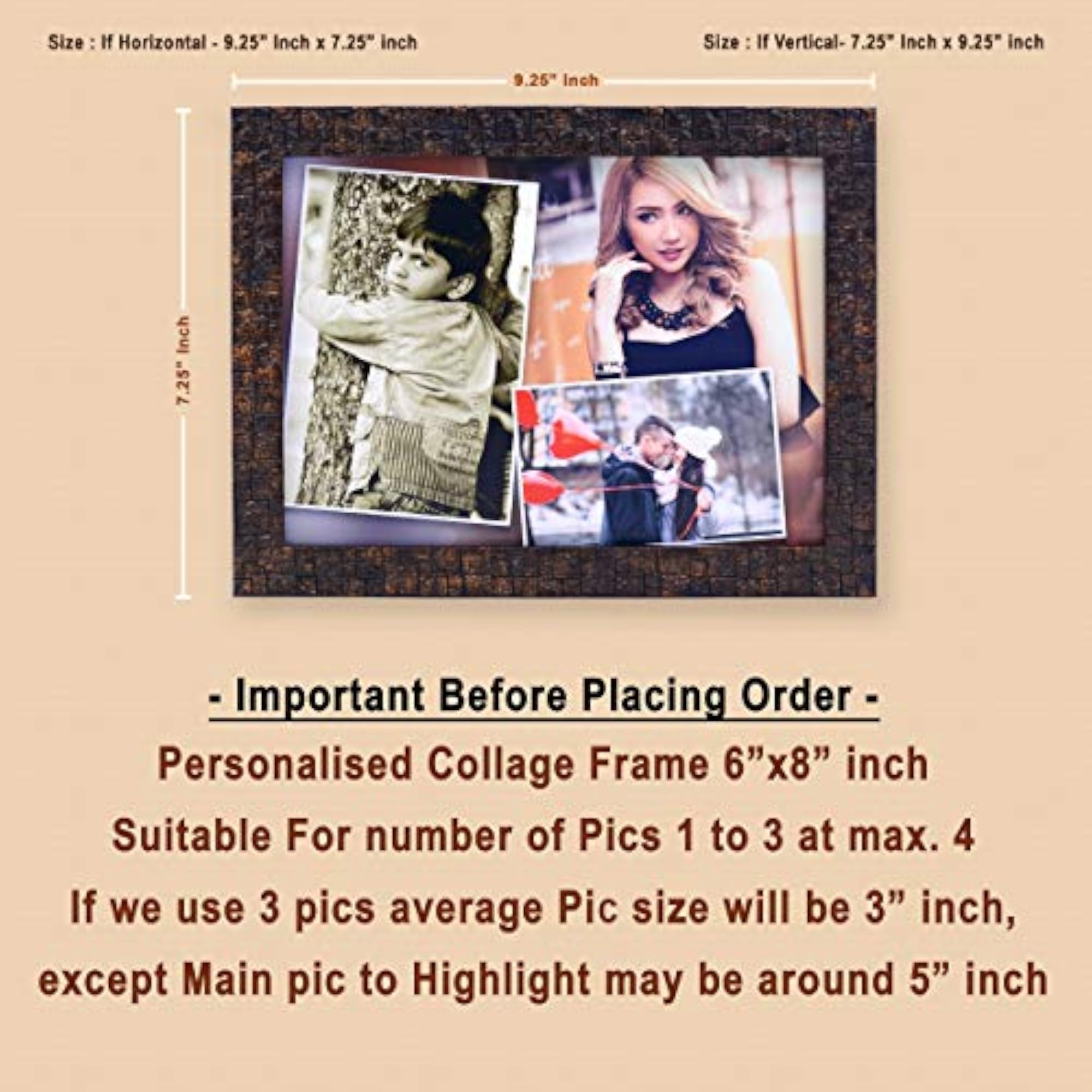 Personalized Collage Photo Frames for Walls Decoration
