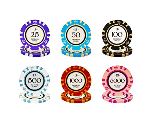 Image of Big Blind 300 Pieces Poker Chips Setfor Adult