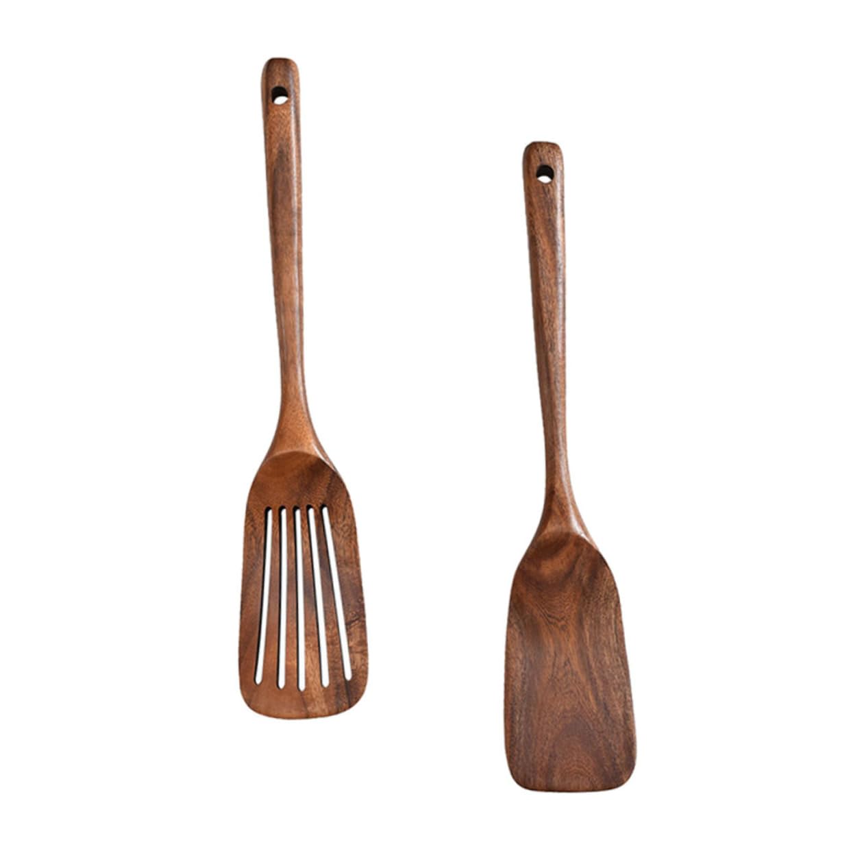 MAGICLULU 2 Sätze Holzspatel Antihaft-spachtelwender Wender-spatel Umdrehen Und Kochen Handschuhe Utensil Ofen Küchengeräte Pfannkuchen Haushaltsspatel Mit Langem Griff 2 Stücke * 2