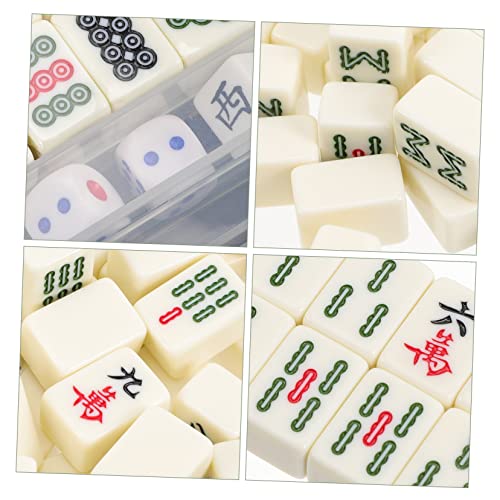 Mini juego Mahjong KICHOUSE compacto para viaje miniatura 5