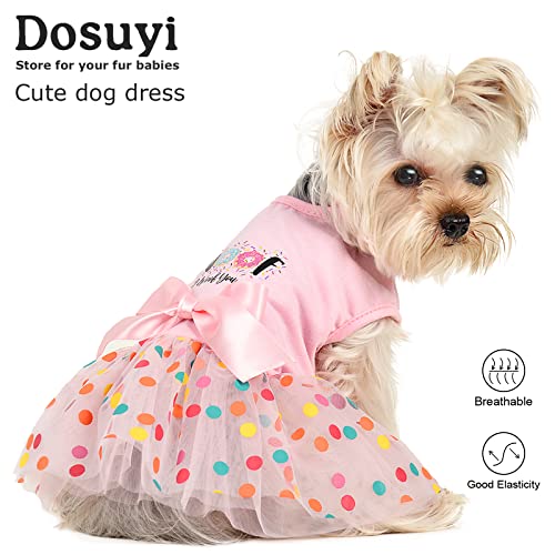 Dog Dress Cute Princess Birthday Dog Dresses Female Party Dog Clothes For Small Dogs Girl Chihuahua Yorkie Shih Tzu, Puppy Cat Clothes Wedding Holiday #TOP6