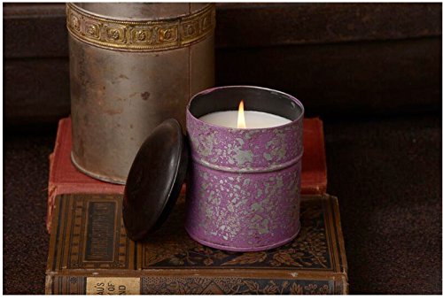 Himalayan Trading Post Deep Violet Spice Tin Candle, Small, Primrose Hill
