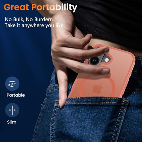 Coque iPhone 17 Coque Magsafe Orange WRJ - 7