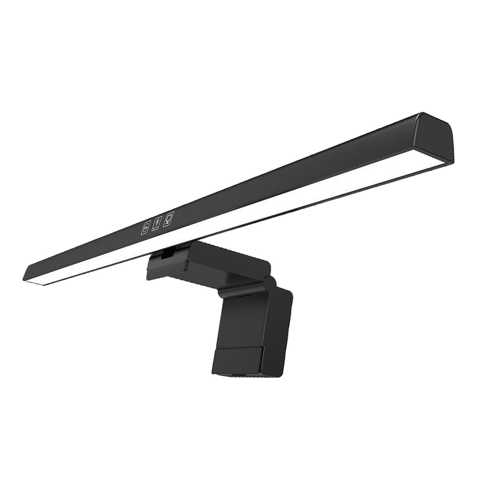 Lampe pour écran D'ordinateur, Barre Lumineuse, pour écran, Lampe de Bureau LED Réglable et à Intensité Variable, Lampe de Lecture pour, Noir