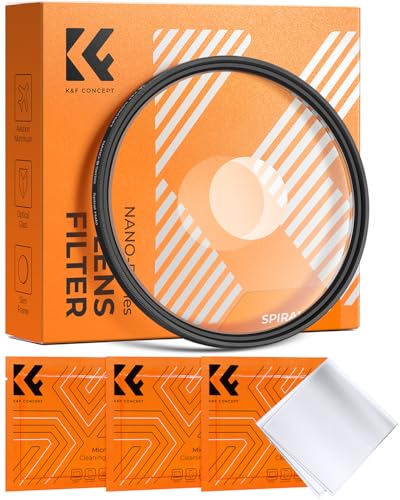 K&F CONCEPT 82mm Spiral Halo Camera Lens Filter