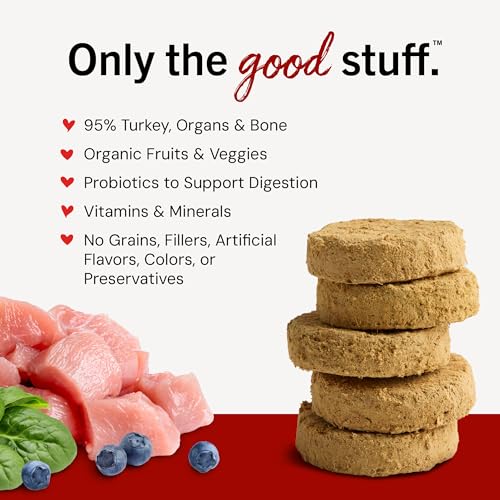 Stella & Chewy's Freeze-Dried Raw Dinner Patties - Turkey Recipe - High Protein Grain-Free Puppy & Dog Food - Perfect For Picky Eaters - 5.5 oz - image 3